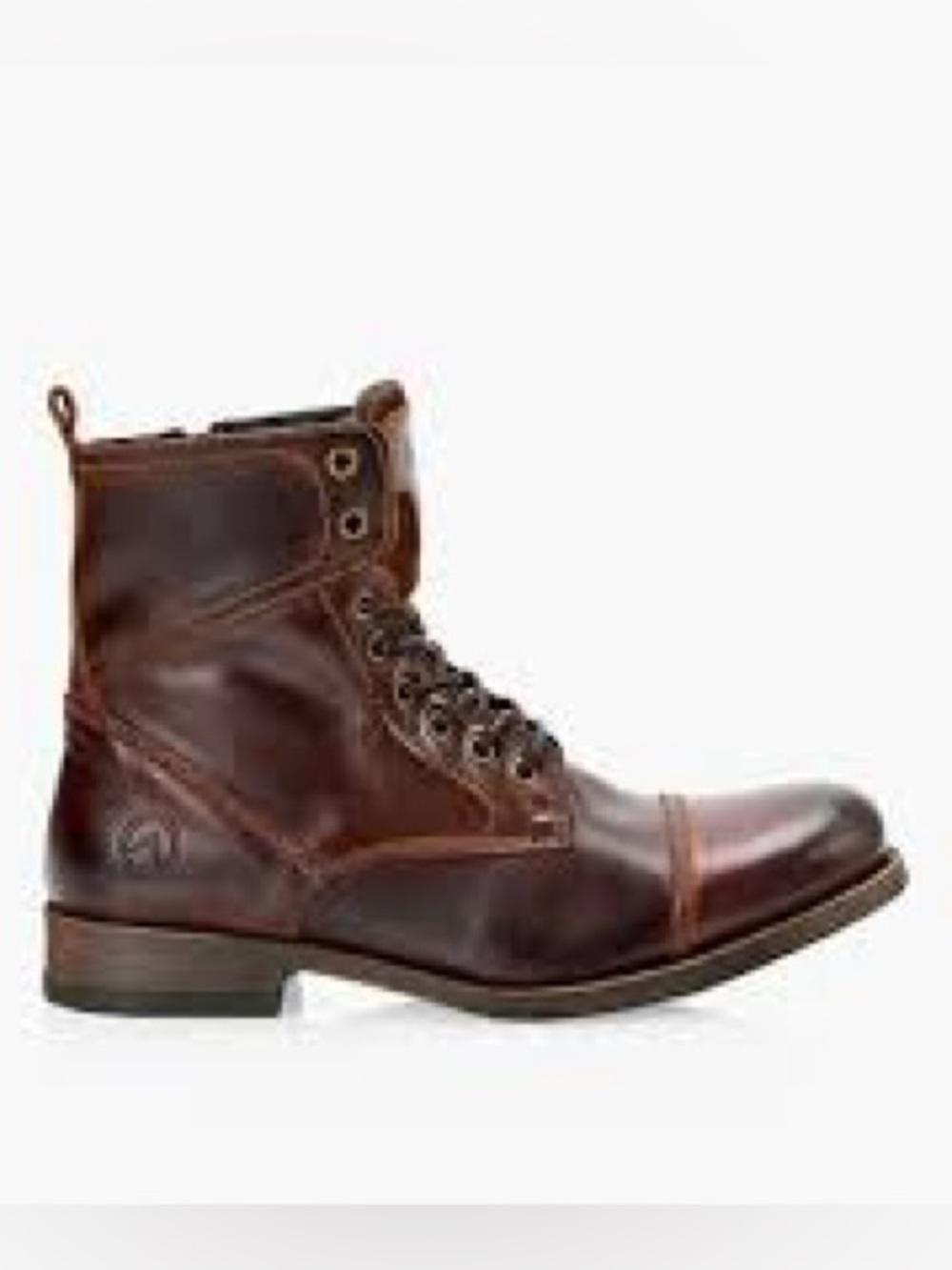 Browns Artica Leather Waterproof Cap Toe Lined Lace Up Boots Size 44/ Sz 11